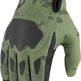 Hooligan™ CE Gloves - Green Camo - Large