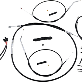 Control Cable Kit - XR - Black/Chrome