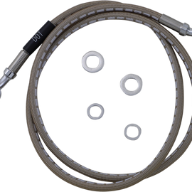 Stainless Steel Front Brake Line - 95-99 FXD