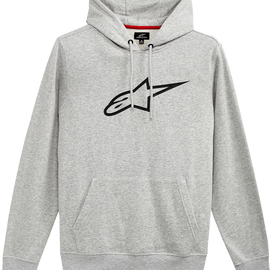 Ageless Pullover Hoodie - Gray Heather/Black - XL
