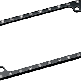 License Plate Frame - Machined Diamond-Edge - Black