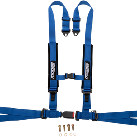 Seat Harness - 4 Point - 2x2 - Blue