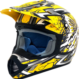 FX-17Y Helmet - Butterfly - Matte Yellow - Large