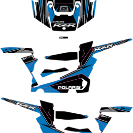 Complete Graphics Kit - Blue - 2-Door - RZR