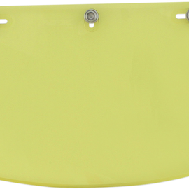 Vintage 5-Snap Shield - Flat - Yellow