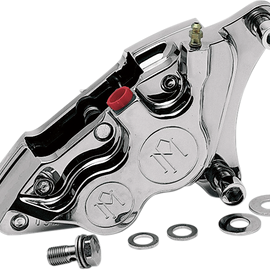 Caliper - Front Left - Chrome - 84-99 Harley-Davidson