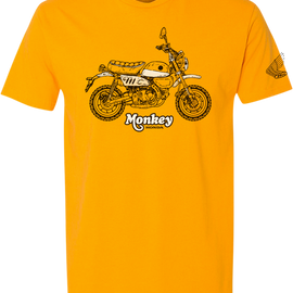 Monkey Moto T-Shirt - Gold - XL