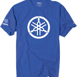 Yamaha Tuning Fork T-Shirt - Royal Blue - XL