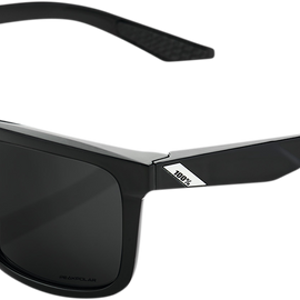 Blake Sunglasses - Polished Black - Grey PeakPolar