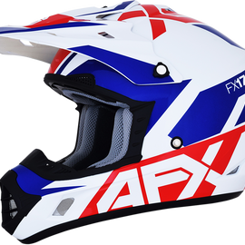 FX-17 Helmet - Aced - Red/White/Blue - Small