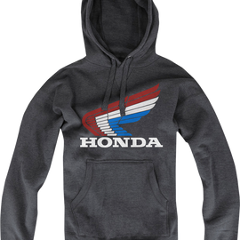 Honda Vintage Wing Hoodie - Black - Large