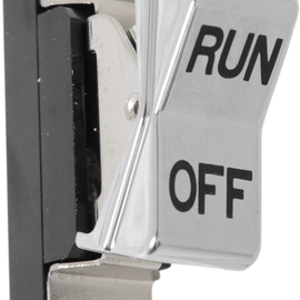 Rocker Switch - Run/Off - Chrome