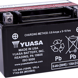 AGM Battery - YTX9-BS .40 L