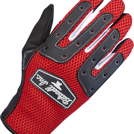 Anza Gloves - Red/Black