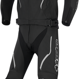 Atem v3 2-Piece Leather Suit - Black - US 44 / EU 54
