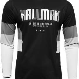 Hallman Differ Draft Jersey - Black/White - Large