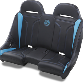 Extreme Bench Seat - Double T - Black/Titanium Blue