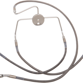 Brake Line - Front - +8" - Stainless Steel