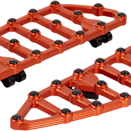 MX Driver Floorboards - Orange