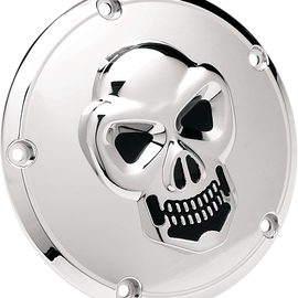 Skull Derby Cover - Chrome - 5 Hole