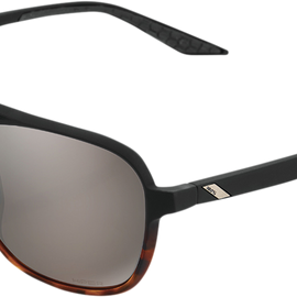 Kasia Sunglasses - Black - Silver Mirror