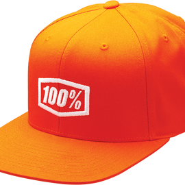 Icon Snapback Hat - Orange - One Size