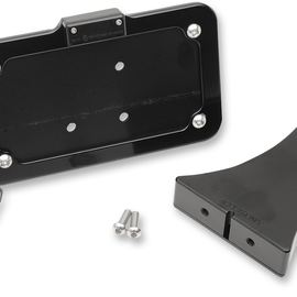 Side Mount License Plate - Black