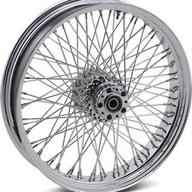 Front Wheel - 80 Spoke - Dual Disc/No ABS - Chrome - 21"x3.50" - '08+ FL