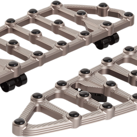 MX Driver Floorboards - Titanium