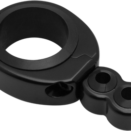 Cable Clamp - Dual - 1-1/4" - 1-1/2" Mounting Diameter - Black