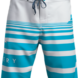 Glide Board Shorts - Gray/Aqua - US 32