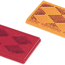 Rectangular Reflectors - Red