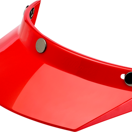 Moto 3-Snap Visor - Red