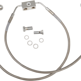 10" Brake Line - Front - Stainless Steel - 12-17FXDWG