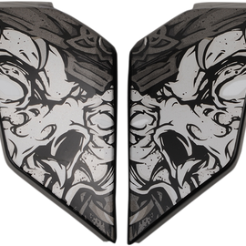 Airflite™ Side Plates - Krom - Black