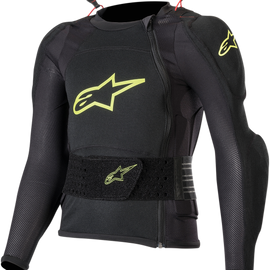 Youth Bionic Plus Protection Jacket - Black/Fluo Yellow - Large/XL