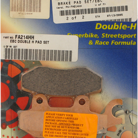 HH Brake Pads - FA214HH