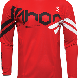 Pulse Cube Jersey - Red/White - Small