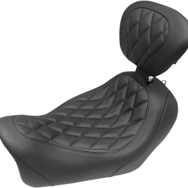 Tripper Solo Seat - Diamond - Black - Driver Backrest