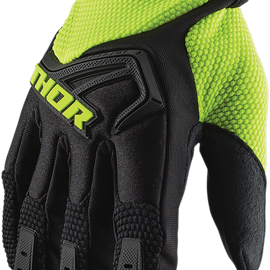 Youth Spectrum Gloves - Black/Acid - Small