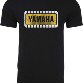 Yamaha Retro T-Shirt - Black/Yellow - Small