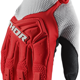 Youth Spectrum Gloves - Red/Gray - Large