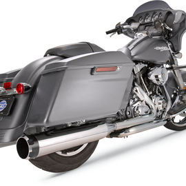 Mufflers - Chrome - Black Thruster - M8 Touring '17-'19