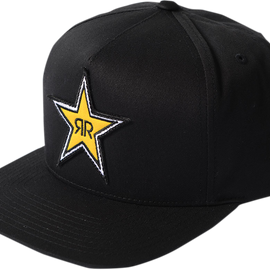 Rockstar Snapback Hat - Black