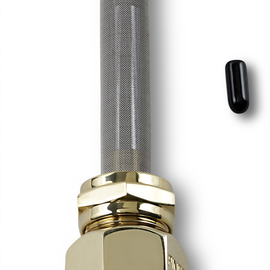 Hex Fuel Valve -  Brass - 22mm