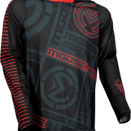 Sahara Jersey - Black/Red - Small
