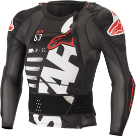 Sequence Protection Jacket - Long Sleeve - Black/White/Red - 2XL