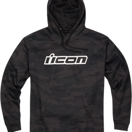Clasicon Hoodie - Black Camo - Medium