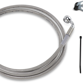 10" Brake Line - Front - Stainless Steel - FXDWG 93-05