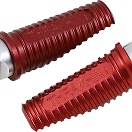 Front Canyon Footpegs - Red - Softail